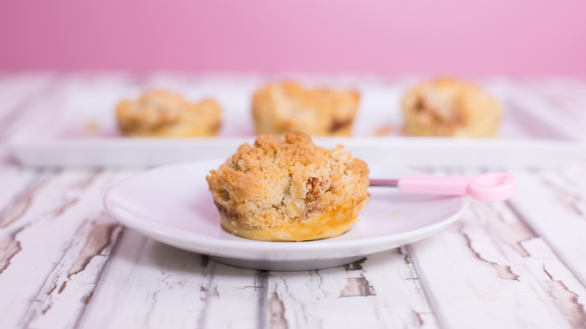 Apfel-Taler mit Streusel