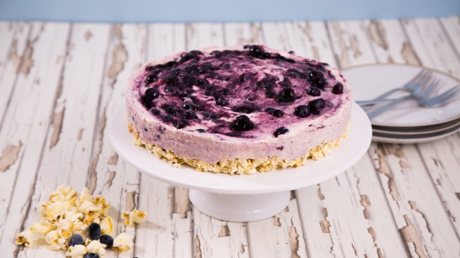 Blaubeer-Torte No Bake Cake
