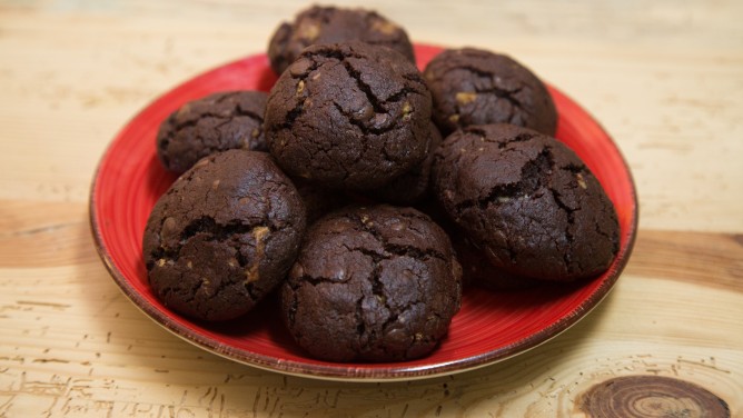 American Cookies mit Triple Chocolate