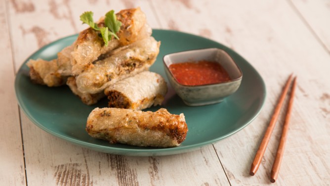 Vietnamesische Frühlingsrollen Vietnamesische Frühlingsrollen