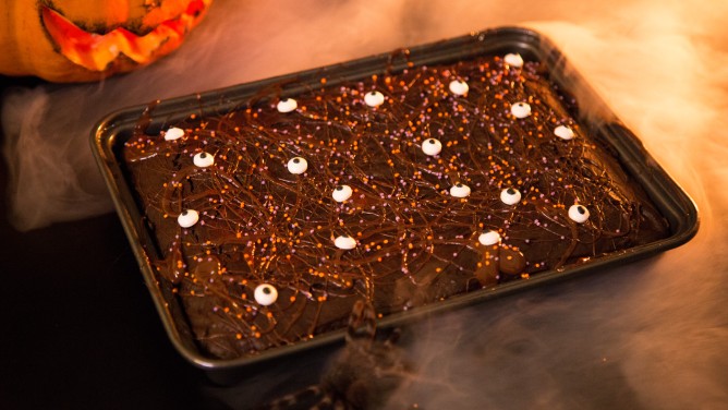 Saftige Halloween Brownies Saftige Halloween Brownies