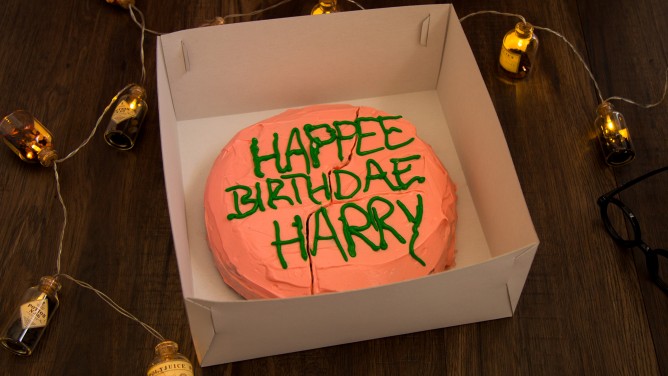 Harry Potter Fan Food: Harrys Geburtstagskuchen