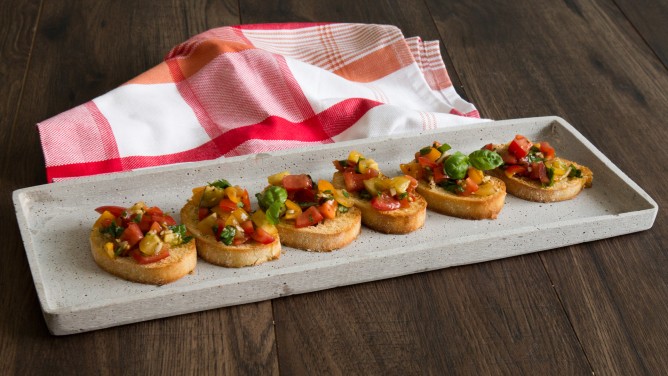 Bruschetta: Klassisch mit Tomaten &amp; Rustikal mit Pilzen