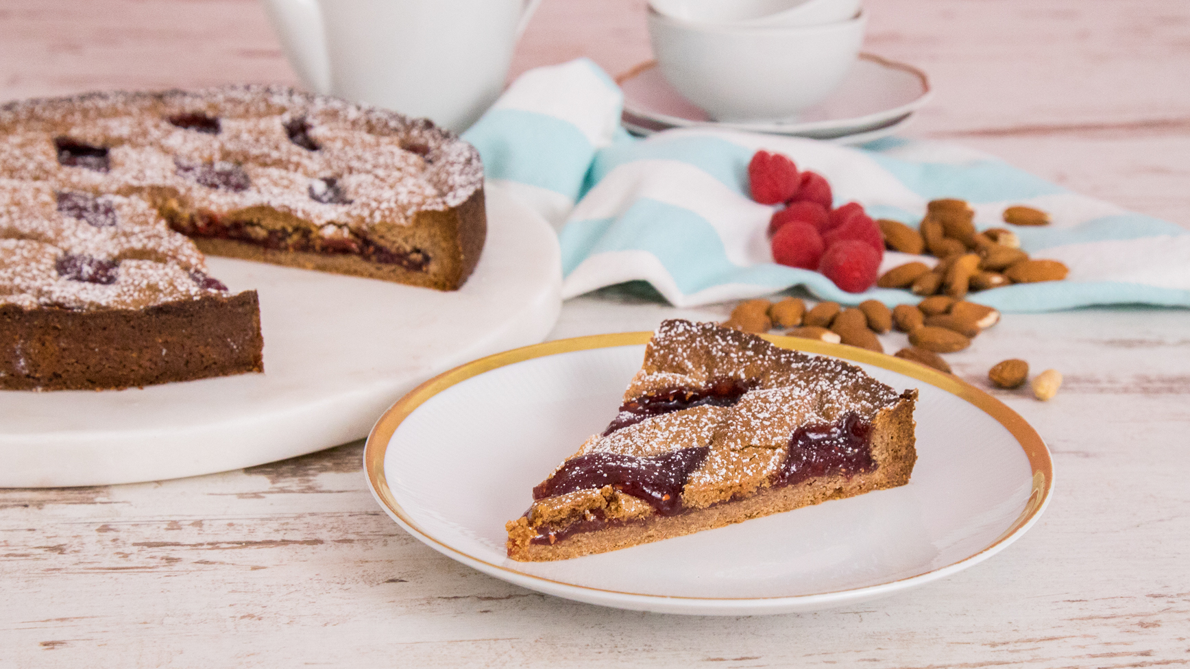 Der Klassiker aus Österreich: Linzer Torte mit Marmelade