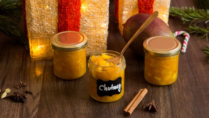 Mango-Chutney-Weihnachten-Geschenk Mango-Chutney-Weihnachten-Geschenk