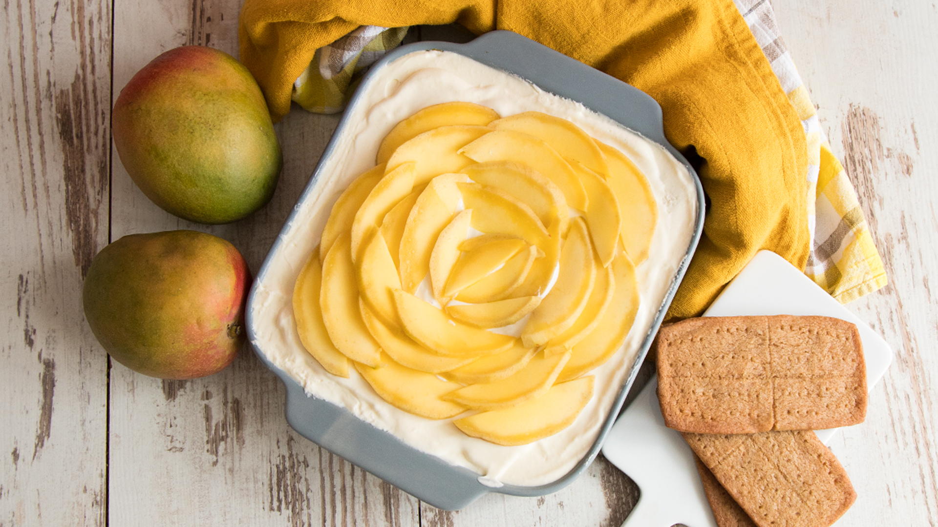 Mango Float mit Graham Cracker