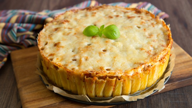 Rigatoni-Torte