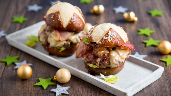 Weihnachts-Burger Weihnachts-Burger